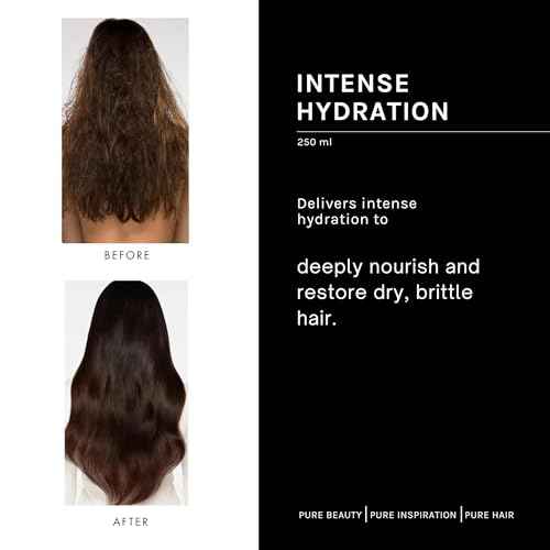 pH PURE HAIR Deep Moisture Shampoo - Sulfate-Free, Hydrating pH Balanced Shampoo for Dry, Damaged & Color-Treated Hair with Kokum Butter & Rose Extract - 8.45 oz