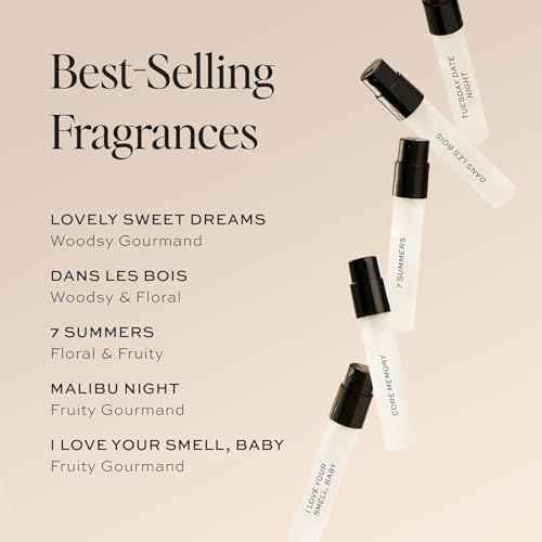 Dime Beauty Perfume Sampler, Hypoallergenic, Clean Perfumes, Eau de Toilette For Women (Set of 5, 2 ml)