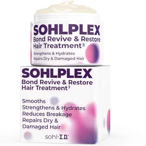 sohl-I.D. Hair Mask for Dry & Damaged Hair ? Deep Conditioning Repair Treatment to Restore Smoothness & Shine ? Moisturizing Hair Mask with Vitamins B3, B5, B7, C & E ? Vegan & Cruelty-Free 6.76 fl oz