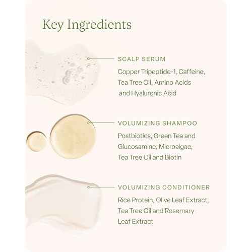Divi Healthy Hair Goals Bundle - 30ml Hair Serum, 2 Fl Oz Volumizing Shampoo, & 2 Fl Oz Volumizing Conditioner