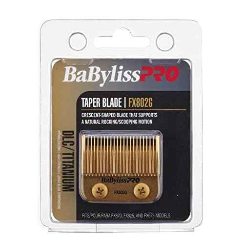 BaBylissPRO Replacement Taper Clipper Blades for FX870, FX825, FX673 Clippers and most 2-hole blade systems