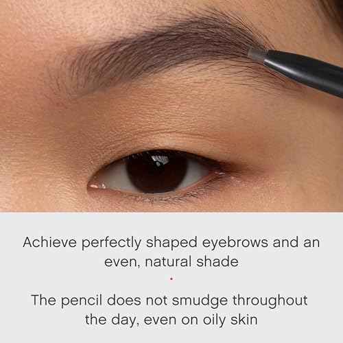 Vivienne Sab? Brow Arcade Eyebrow Pencil ? Micro Definer with Brush for Cool-Toned Hair, Smudge-Proof Color and Longwear Shape Enhancement, Shade 07 Ash Brown, 0.035 oz