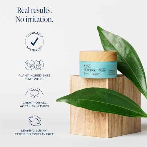 Kind Science 3-Piece Skin Care Set, Gentle Cleanser, Hydration Cream, Eye Cream - Essential Anti Aging Trio - Anti Aging Skin Care Set for Women - Paraben, Dye & Fragrance Free, Cruelty Free