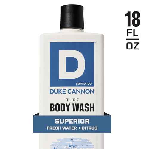 Duke Cannon Thick Body Wash - Superior, Men¡¯s Premium Body Wash, Deep Clean, Refreshing Scent, Large 18oz Bottle, Sulfate-Free, Moisturizing Formula (3 Pack)