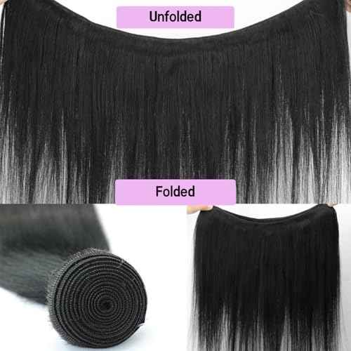 Straight Bundles Human Hair one Bundle 12A 100g/pack 30 Inch Brazilian Hair Single Human Hair Bundles Natural Black