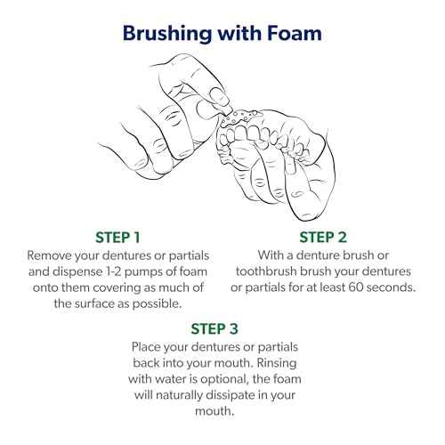 EverSmile FreshDent Denture and Partial Denture Cleaner + Teeth Whitening Spray and Foam? Travel Size Alternative to Cleaning Tablets That Eliminates Bacteria and Fights Bad Breath ? 50ml + 10ml (4pk)