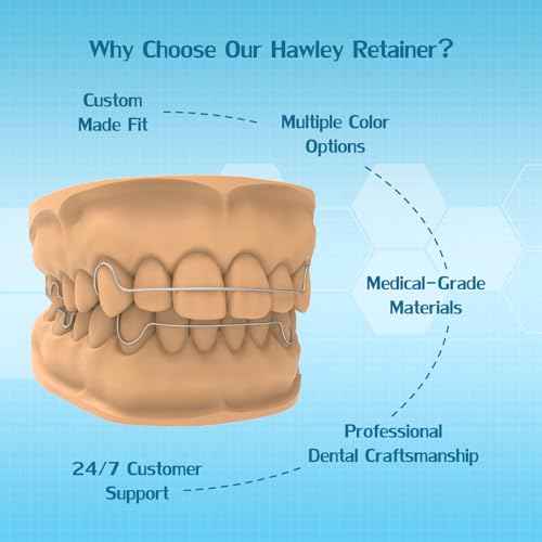Hawley Retainers for Adults, Custom Retainers for Upper and Lower Teeth - Comfortable and Durable