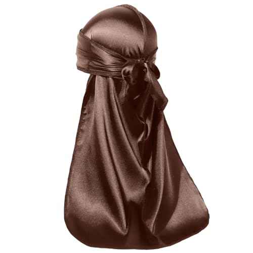 ForceWave Silky Durag for Men Wave Cap Satin Dorag for Men Women 360 Wave