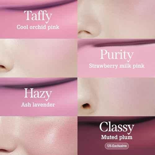 DEARDAHLIA Petal Drop Blush (Purity) - Vegan Weightless Liquid Blush with Long-lasting Pigment, Buildable and Skincare-Infused Fomula. Natural Flush, and Dewy Finish. Korean Makeup for Cheeks. 0.14 oz