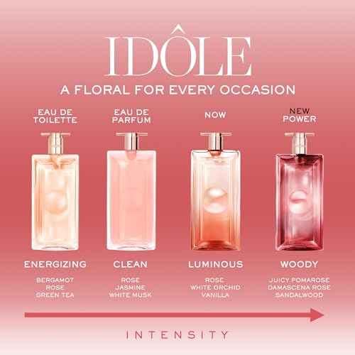 Lanc?me Id?le Power Eau De Parfum Intense ? Long Lasting Fragrance with Notes of Fruity Pomarose and Sandalwood - Fruity and Woody Floral Women's Fragrance