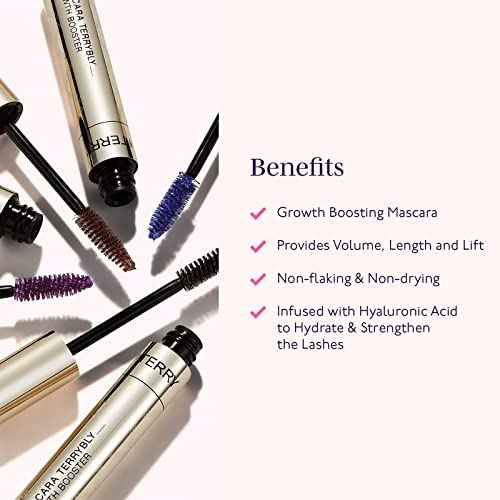 By Terry Terrybly Growth Booster Mascara | Lengthening Mascara | Terrybleu | Full-Volume, Intensely Pigmented and Clump-Resistant | 8ml (0.28 fl oz)
