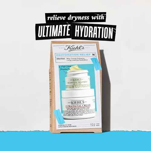 Kiehl's Dry Skin Relief Set, With Hydrating Skincare Essentials, Contains Moisturizer and Eye Cream, Helps Hydrate