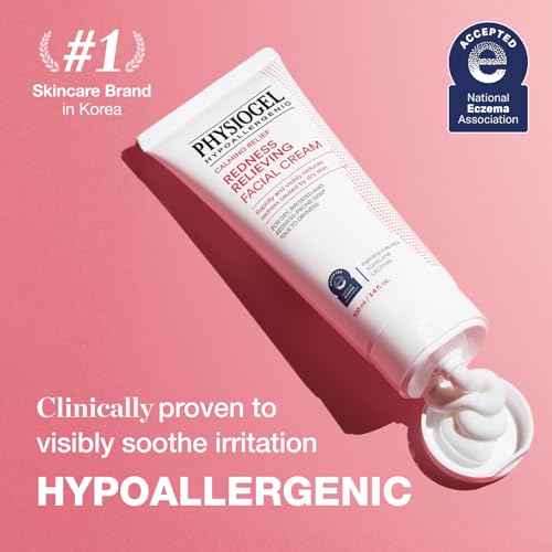 Physiogel Redness Reducing Cream ? Ceramide Moisturizer for Dry, Sensitive & Redness-Prone Skin, Repairs Skin Barrier, Dermatologist-Tested, Fragrance-Free, Korean Skincare, 1.69 fl oz
