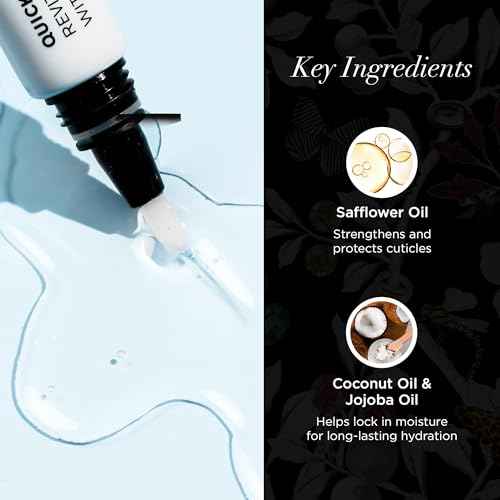butter LONDON Quick Slip Cuticle Oil for Nails - Revitalizing Cuticle Oil Treatment Softens, Hydrates & Strengthens with Biotin, Horsetail Extract, Vitamin B & Calcium - Fast-Drying Nail Care