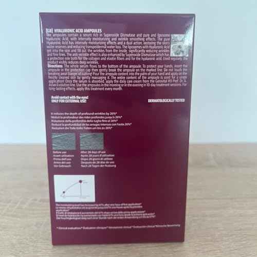 GEROVITAL EVOLUTION Hyaluronic Acid Serum for Face - Moisturizer, Regenerating, Hydrating Serum, Anti-Wrinkle, Anti-Aging Facial Serum for Fine Lines and Increased Skin Elasticity, 10 Vials x 2ml