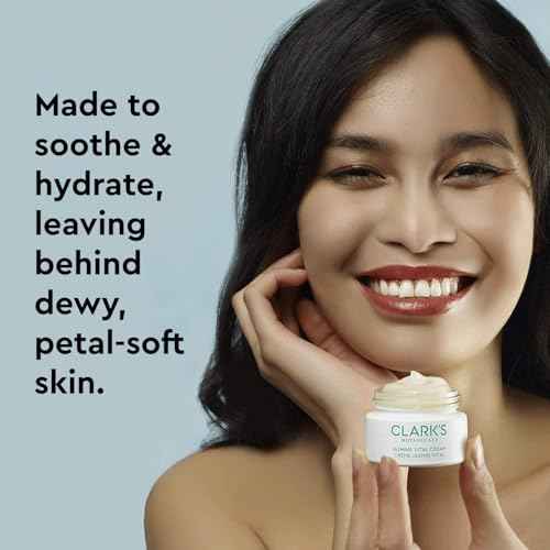 Clark's Botanicals Jasmine Vital Healing ¡°Notox¡±, Anti-Wrinkle Instant Hydration Face Gel Cream for Immediate Lifting & Revitalizing with Niacinamide, Algae, Calendula & Calming Jasmine