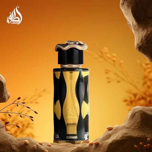 Lattafa Teriaq Intense for Unisex Eau de Parfum Spray, 3.4 Ounce / 100 ml