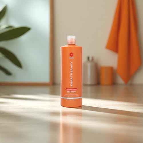 KERATHERAPY Keratin Infused Color Protect Shampoo, 33.8 fl. oz., 1000 ml - Gluten Free Color Protecting Shampoo for Color Treated Hair with Kerabond Technology, Red Raspberry Oil, Omega 3 & 6
