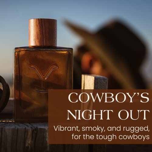Tru Fragrance Beauty Yellowstone Ride Men's Cologne, 3.4 fl oz (100 ml) - Vibrant, Smokey, Rugged