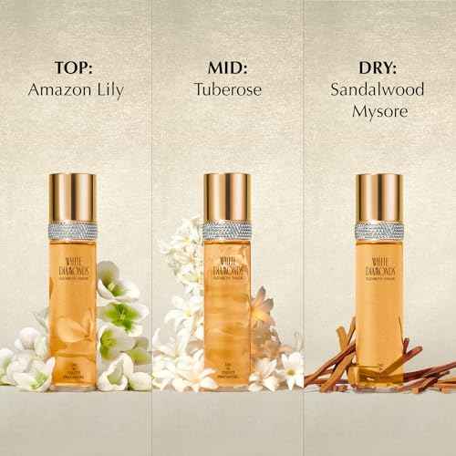 Elizabeth Taylor White Diamonds Women's Perfume, Long-Lasting Floral Fragrance for Her, Eau de Toilette EDT Spray, 0.5 fl oz