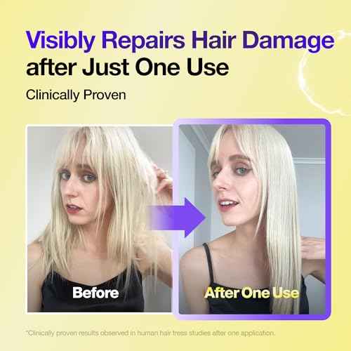 FROM LABS Protein Capsule Hair Repair Treatment, 3-Minute Keratin Hair Mask & Deep Conditioner for Damaged, Repair & Strengthen, Instant Detangling, Anti-Frizz, Low-pH, Fine-Hair Safe, 6.76 fl oz