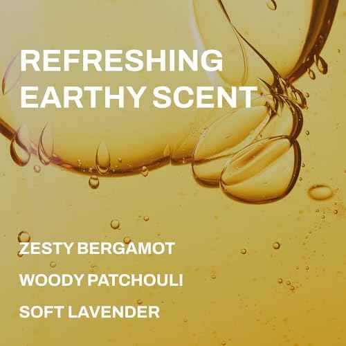 Whamisa Organic Seeds Body Cleanser - Relaxation, Fermented Postbiotic Formula for Relaxing Skin, Waterless Formua, Body Wash, Spa Care, Woody Scent (490ml)