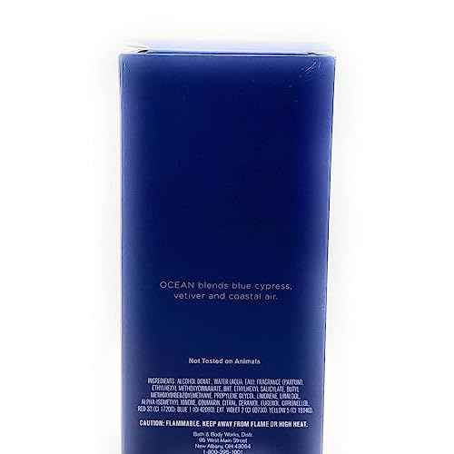 Bath and Body Works Ocean Men's Fragrance 3.4 Ounces Cologne Spray