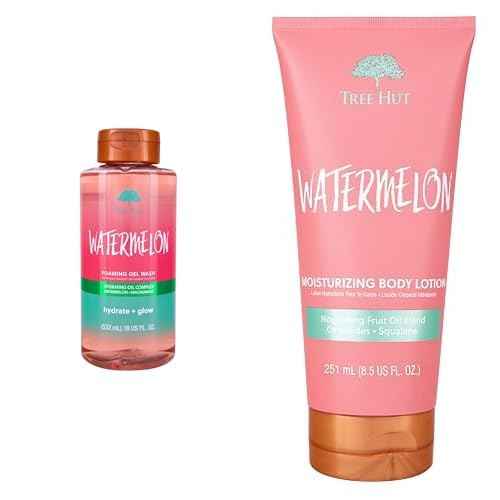 Tree hut WATERMELON GEL WASH & LOTION BUNDLE