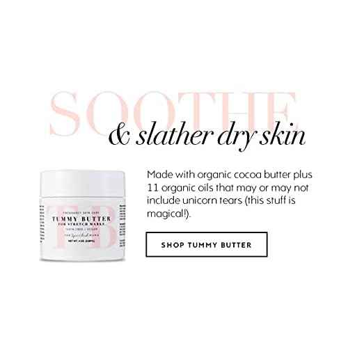 The Spoiled Mama Tummy Butter Stretch Mark Prevention Cream | Safe for Pregnancy | Non-Toxic | Vegan | Made in USA | OBGYN Formulated | Hydrating Body Cream Butter Lotion