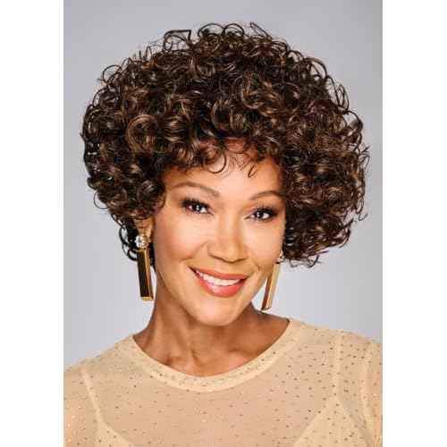 Kim Kimble Leilani Voluminous Spiral Curly Wig by Hairuwear, Average Cap - MC4-35SS Sangria
