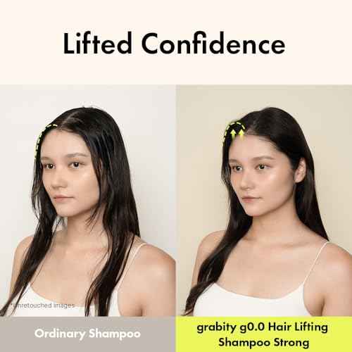 grabity g0.0 Hair Lifting Shampoo Strong ? Hair Strengthening and Thickening Shampoo for Thinning Hair with Biotin and Salicylic Acid, Vegan & Free from Sulfates and Parabens, 16.06 fl.oz.
