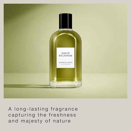 David Beckham Collection Botanical Resin Eau de Parfum 3.3 fl oz (Pack of 1), Notes of Grapefruit, Ginger, and Sandalwood, Men's Fragrance, Long Lasting, Everyday Fragrance, Travel Size