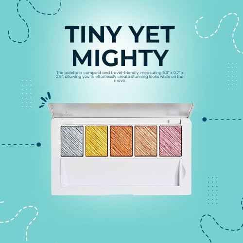 MAKEUP BY MARIO Master Metals¢ç Eyeshadow Palette 5 x 0.05 oz/ 1.5 g