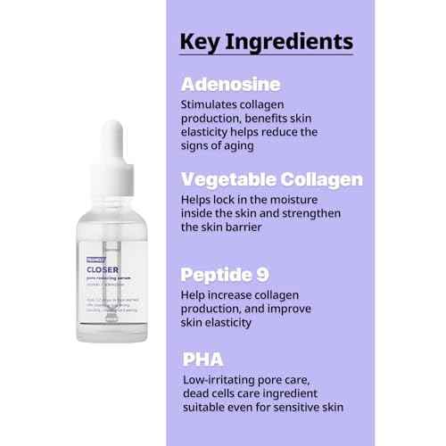 FRANKLY Hydration Power Duo: Heyday Serum & Closer Serum | Christmas Gifts | Pore Minimizing & Hydration | Peptides, Panthenol & Hyaluronic Acid | Radiant, Dewy Skin, Anti-Aging| Korean Skincare Set