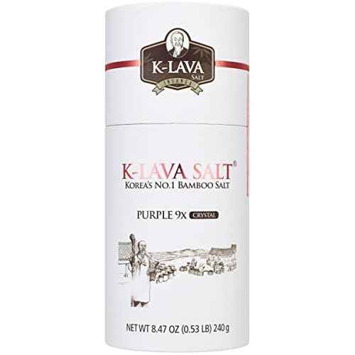 K-LAVA SALT?Korea's No.1 Bamboo Salt?Purple 9X, Crystal, 8.47 Ounce