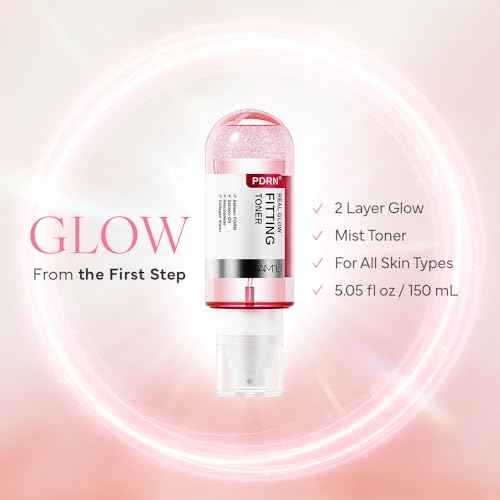 SAM'U Real Glow Fitting Toner ? PDRN Salmon DNA Facial Mist, Soothing & Hydrating Toner Spray with Collagen Water & 7 Hyaluronic Acid, Korean Skin Care, 5.05 fl. oz / 150 mL