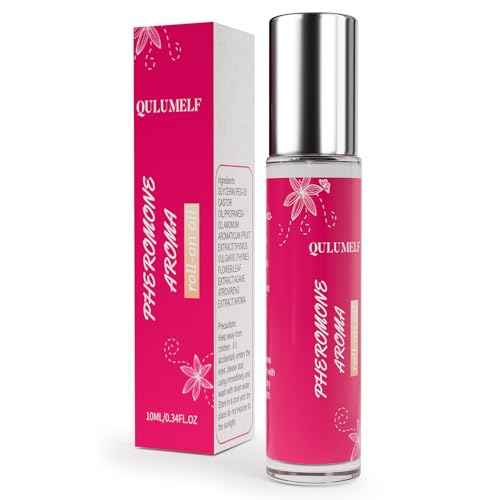 Pheromone Perfume for Women,Fragrance Pheromone Cologne Attract Men, Long Lasting Women's Perfume, Roller Ball Design, Portable and Fruity