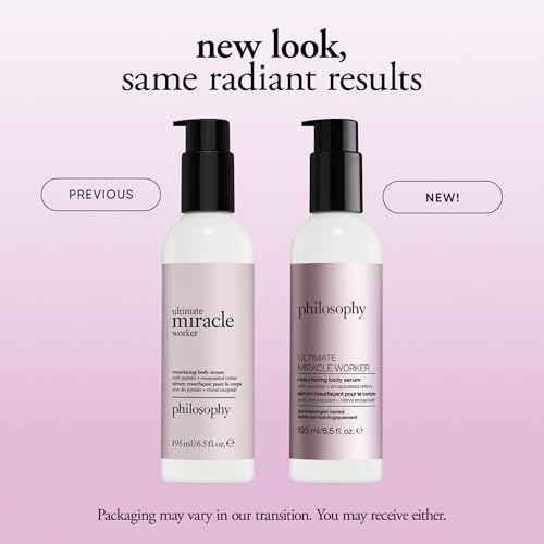 philosophy ultimate miracle worker resurfacing body serum - with retinol, hyaluronic acid & peptides - clinically proven to immediately double skin's moisture and reduce crepiness - 6.5 fl oz