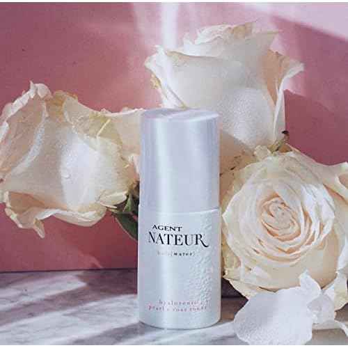 Agent Nateur - holi (water) Natural Pearl + Rose Hyaluronic Essence | Luxury, Non-Toxic Clean Skincare (Travel Size, 1 oz | 30 ml)