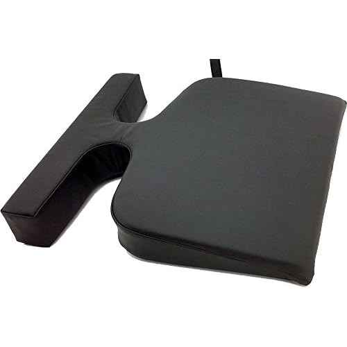 Therapist's Choice¢ç Comfort Bolster Wedge, Massage Table Breast Pillow, Prone Pillow (Black)