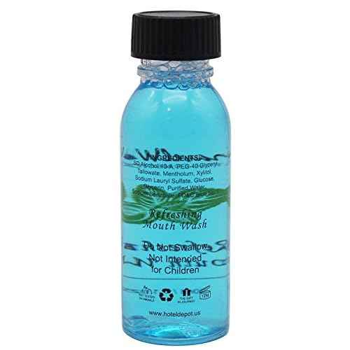 Travel Well Individually Wrapped Mouthwash Bottles - Cruise Essentials & Hotel Mouthwash - Travel Essentials & Toiletry Case Friendly - Long-Lasting Mint & Alcohol-Free - 1 Fl Oz, Pack of 288