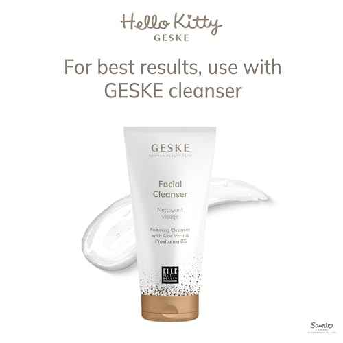 GESKE x Hello Kitty SmartAppGuided Facial Cleansing Brush | 3 in 1 | Gentle Cleansing