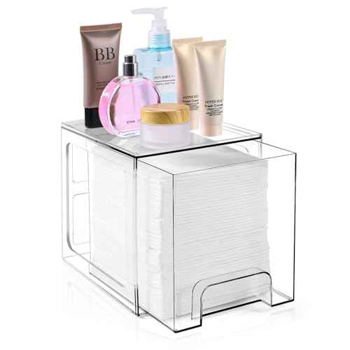 Disposable Face Towel Holder Intended For Face Towels XL, Facial Towel Storage Box Dispenser For Clean Towels For Bathroom