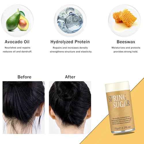 Hair Wax Stick Set for Flyaways Slick Back ? Includes Wax Stick for Hair, Slick Back Hair Brush, Hair Finishing Stick ? Hair Styling Products for Women, Taming Frizz & Creating Sleek Styles