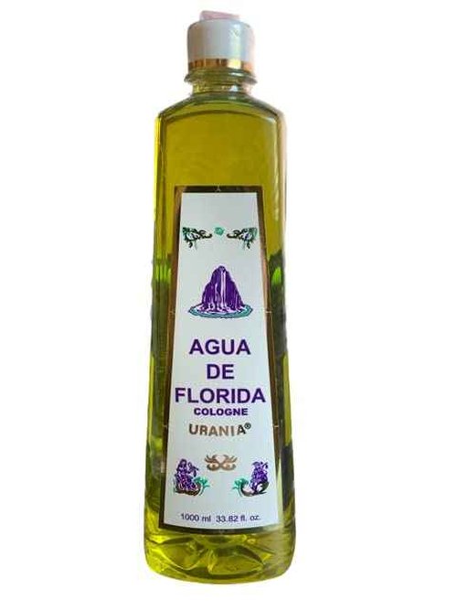 Siete Machos Urania Agua de Florida - Florida Water Cologne 1000 ml/33.82 fl. oz.