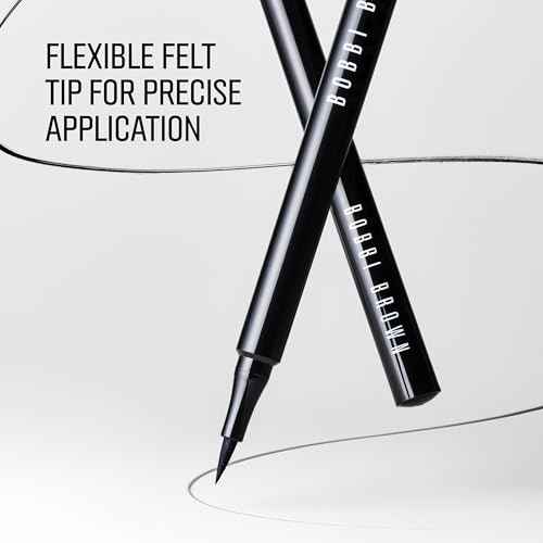 Bobbi Brown Ink Liner | Pen-Style, Easy-Glide Liquid Eyeliner, 0.03 Fl Oz, Blackest Black