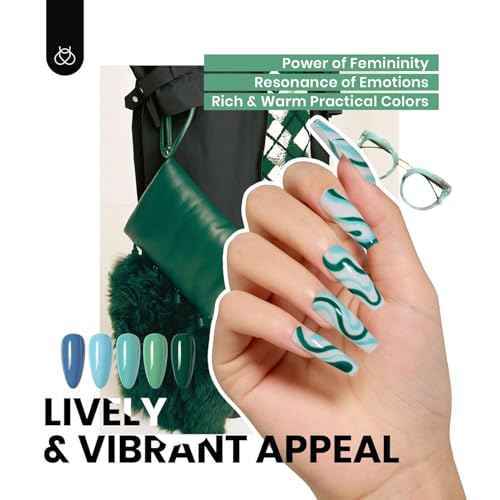 Beetles Gel Polish Urban Rhythm - Fall Winter Gel Nail Polish Set Burgundy Red Nude Brown Purple 25 Colors with 3Pcs Base Top Coat Nail Art DIY Salon Manicure UV LED Soak Of Gifts for Women Girls