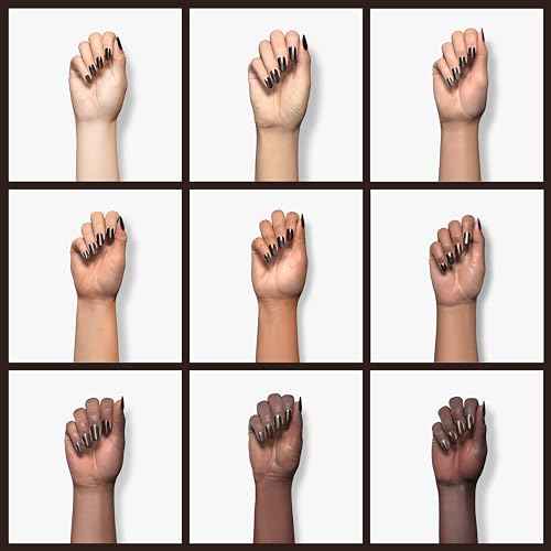 GAOY Jelly Nude Black Gel Nail Polish, 16ml Sheer Neutral Translucent Soak Off Gel Polish, UV Light Cure for Nail Art DIY, 1724 Smoked Glass