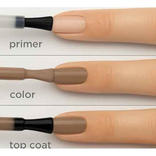 Sally Hansen Miracle Gel Holiday Salon Quality Nail Polish | Gel-Like Formula, Two-Step System, No UV Light Needed, Long Lasting | Opaque, Glittery |915 Dreams Crumb True | Rich Brown Nail Polish