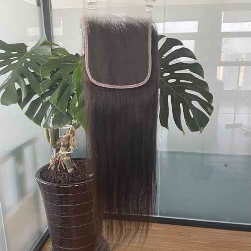 7x7 Closure HD Lace Only Straight 0.10mm Thin Clear SKINLIKE 100% HD Closure Pre Plucked Hairline Virgin Unprocessed Human Hair 18 Inch